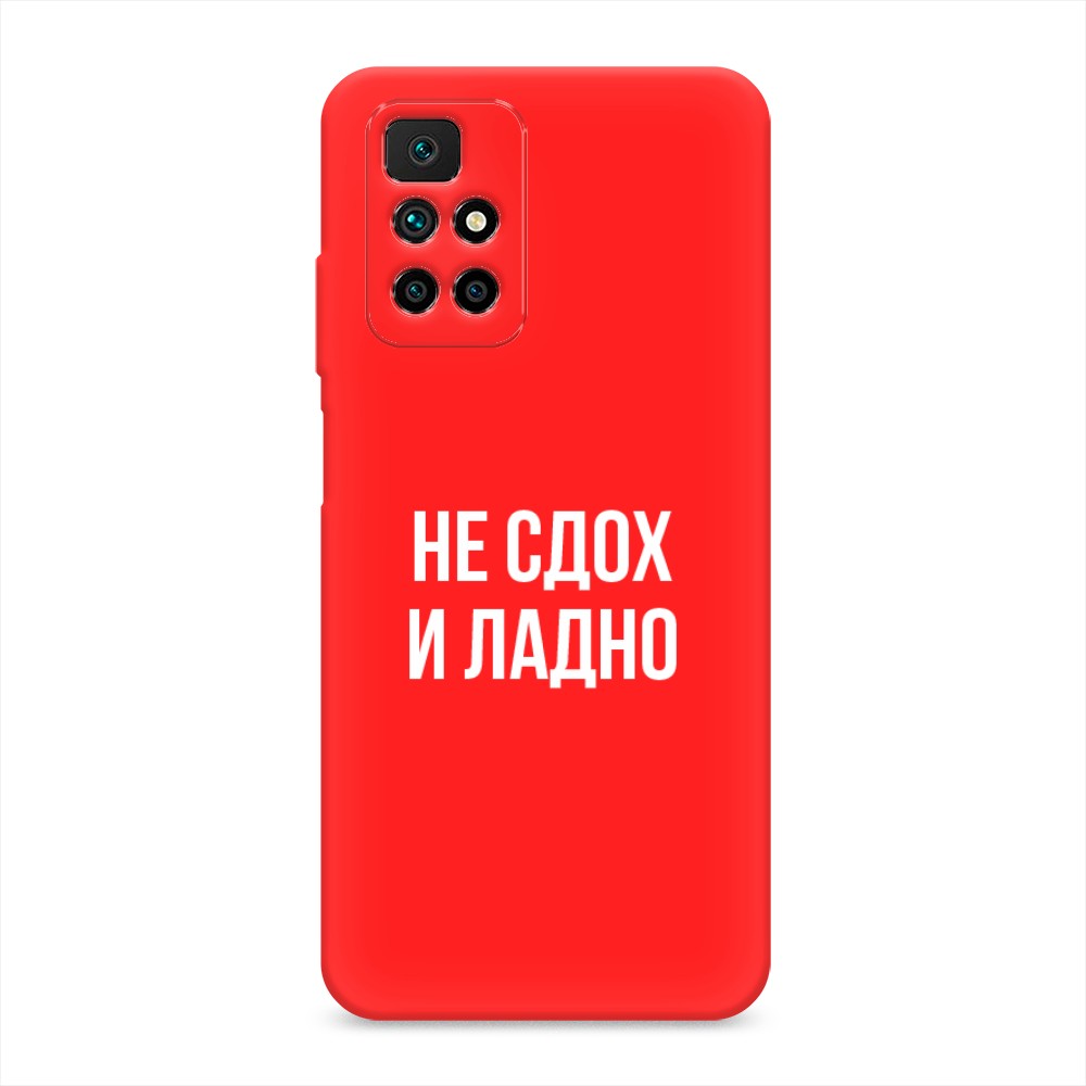 

Чехол Awog на Xiaomi Redmi 10 "Не сдох и ладно", Разноцветный, 311353-1