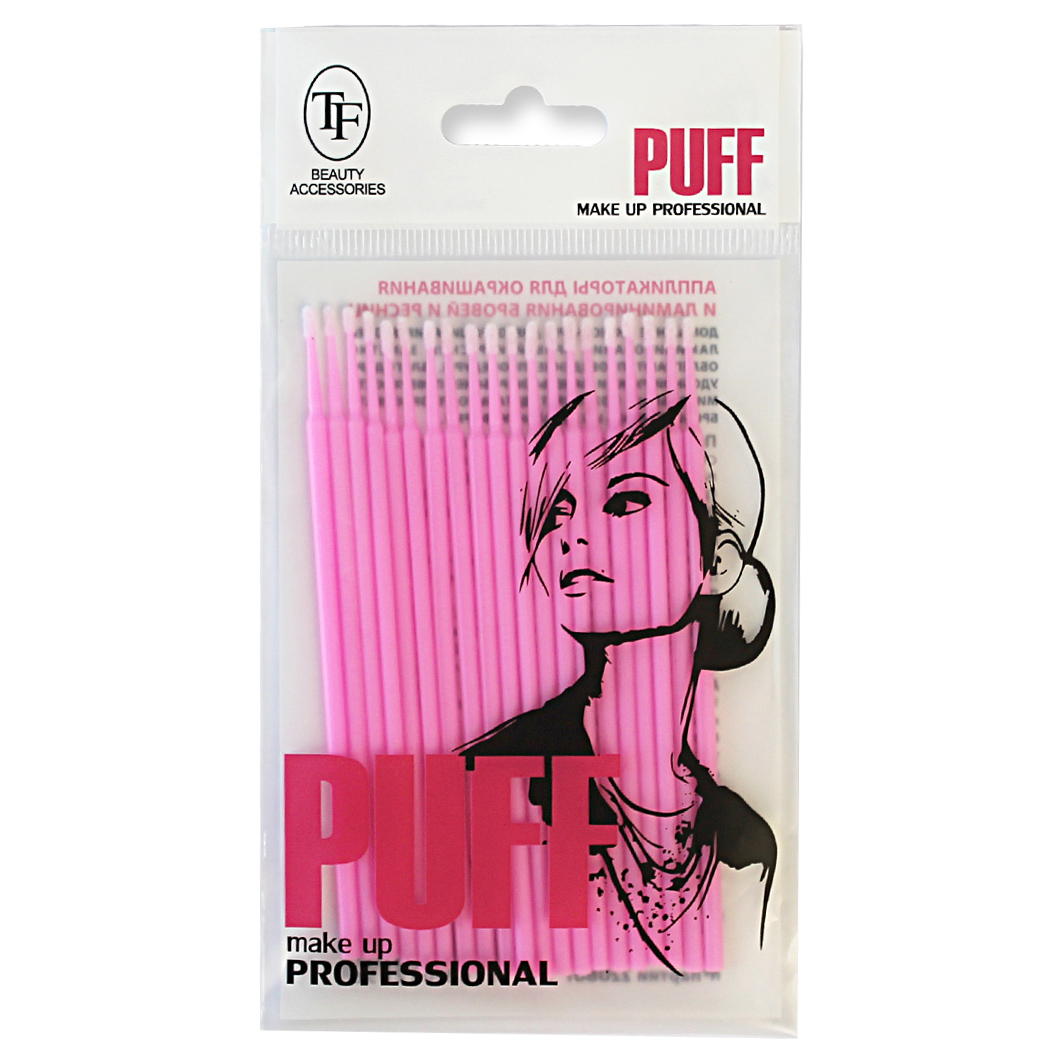 

Аппликаторы для окрашивания и ламинирования бровей и ресниц TF cosmetics Pink 10 шт