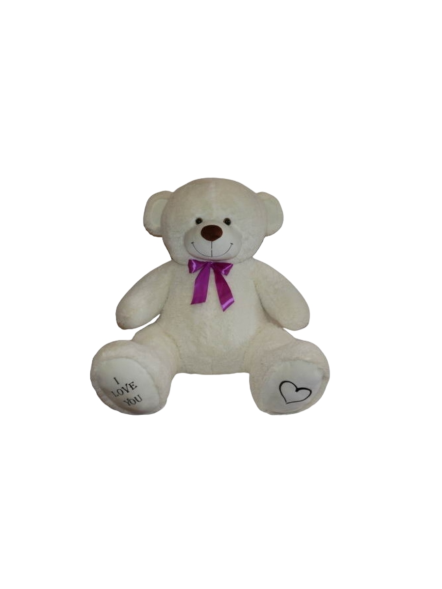Мягкая игрушка ПримаТойс Медведь Макар молочный 65 см