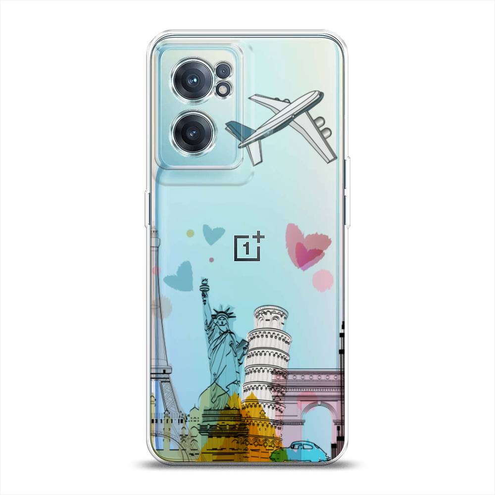 

Чехол Awog на OnePlus Nord CE 2 5G / ВанПлас Nord CE 2 5G "Самолет путешествий", Желтый, 152650-10