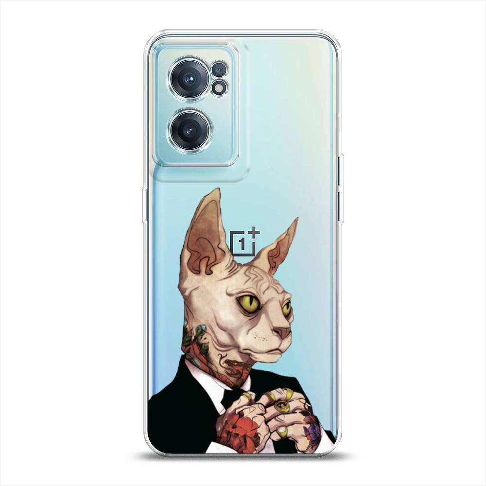 

Чехол Awog на OnePlus Nord CE 2 5G / ВанПлас Nord CE 2 5G "Татуированный сфинкс", Бежевый;черный;красный, 152650-7