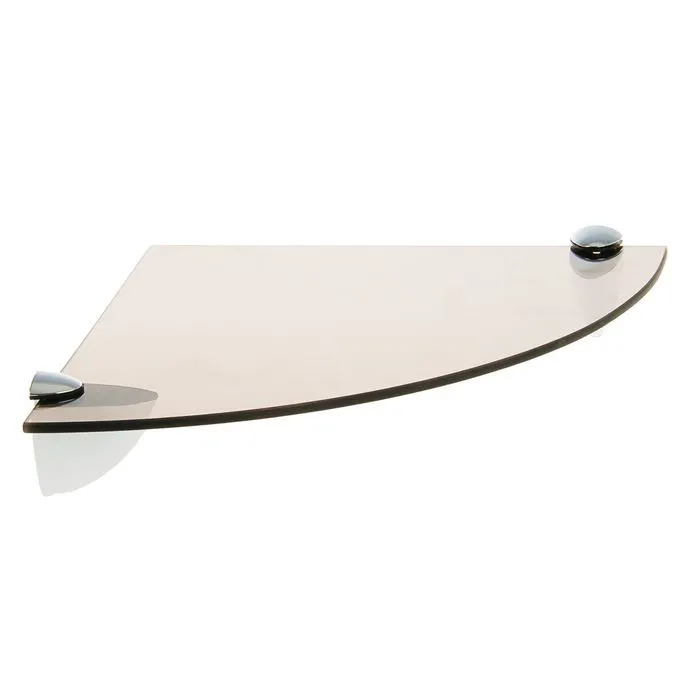 

Полка угловая бронзовая Victoria Glass 250*250 мм. 2 шт., Угловая полка