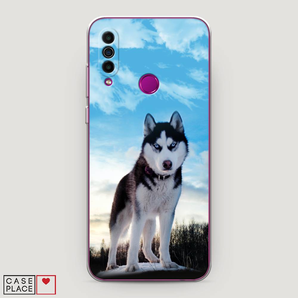 

Чехол Awog на Meizu M10 "Хаски 3", Белый;черный;голубой, 73850-2