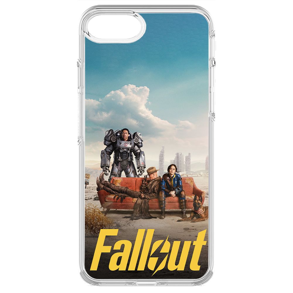 

Чехол-накладка Krutoff Clear Case Фоллаут (Fallout) - Постер для iPhone 8, Прозрачный