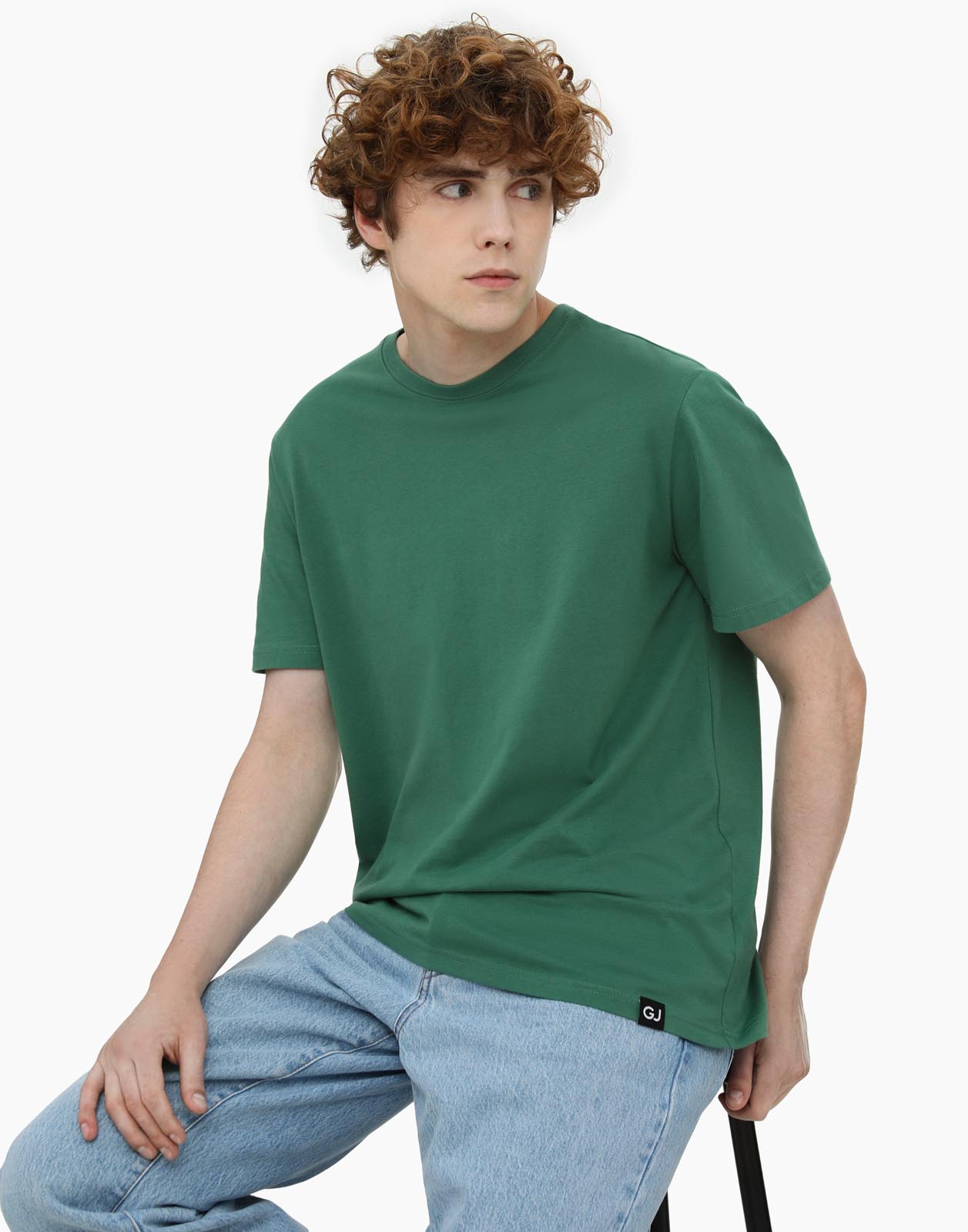 

Футболка мужская Gloria Jeans BKT012115 зеленая XS/176, Зеленый, BKT012115