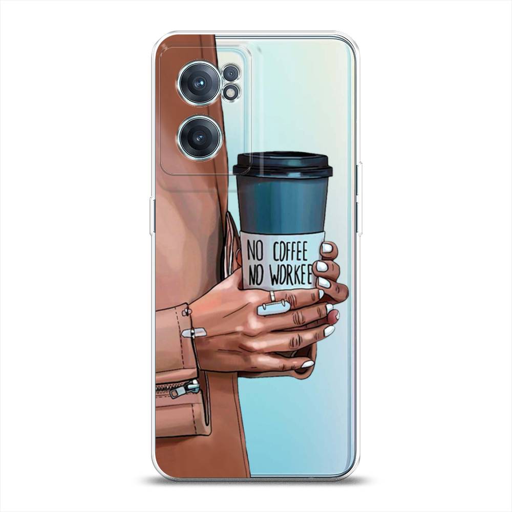 

Чехол Awog на OnePlus Nord CE 2 5G / ВанПлас Nord CE 2 5G "No coffee", Коричневый;серый, 152650-7
