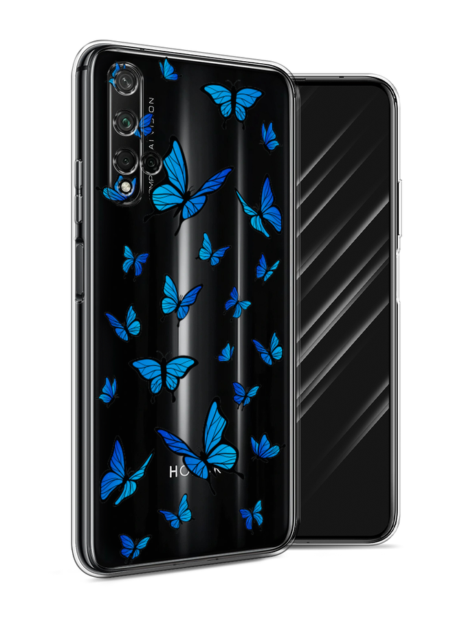 

Чехол Awog на Honor 20 "Синие бабочки", Синий;белый, 69550-1