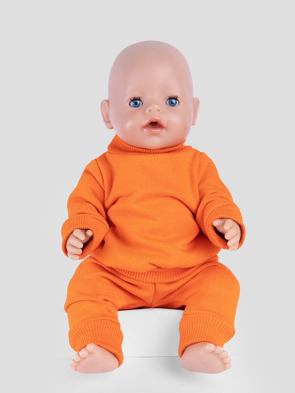 

Одежда для куклы Richline Baby Born 43 см, Х-355 Апельсин, Х-355