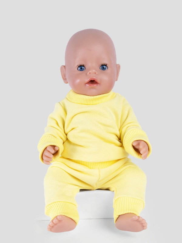 Одежда для куклы Richline Baby Born 43 см, Х-355 Желтый