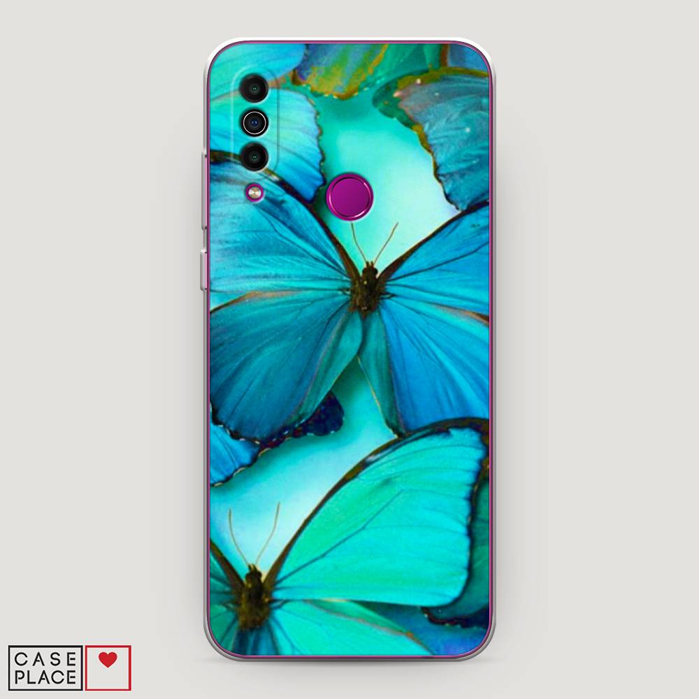 

Чехол Awog на Meizu M10 "Неоновые бабочки", Синий;белый, 73850-4