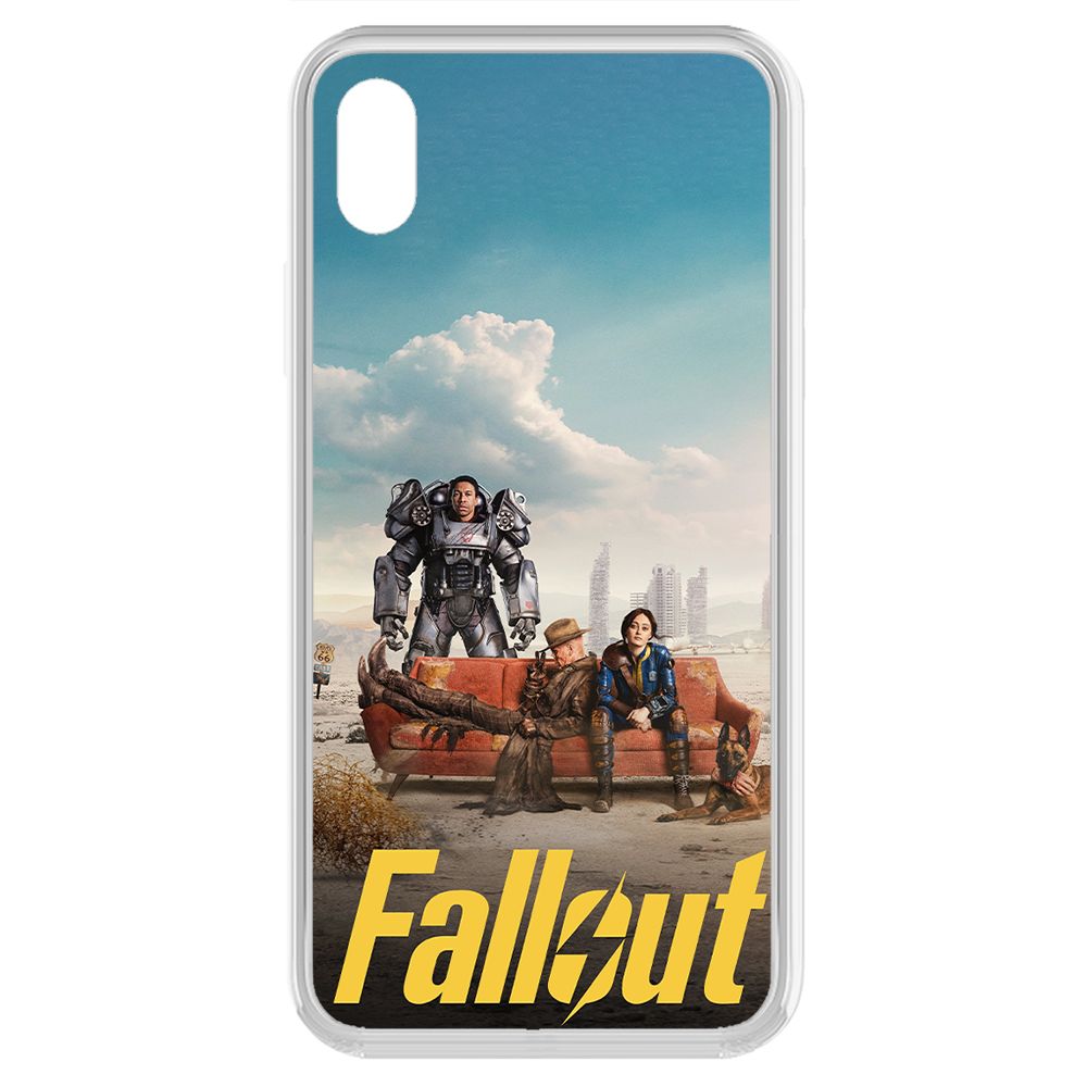 

Чехол-накладка Krutoff Clear Case Фоллаут (Fallout) - Постер для iPhone XR, Прозрачный