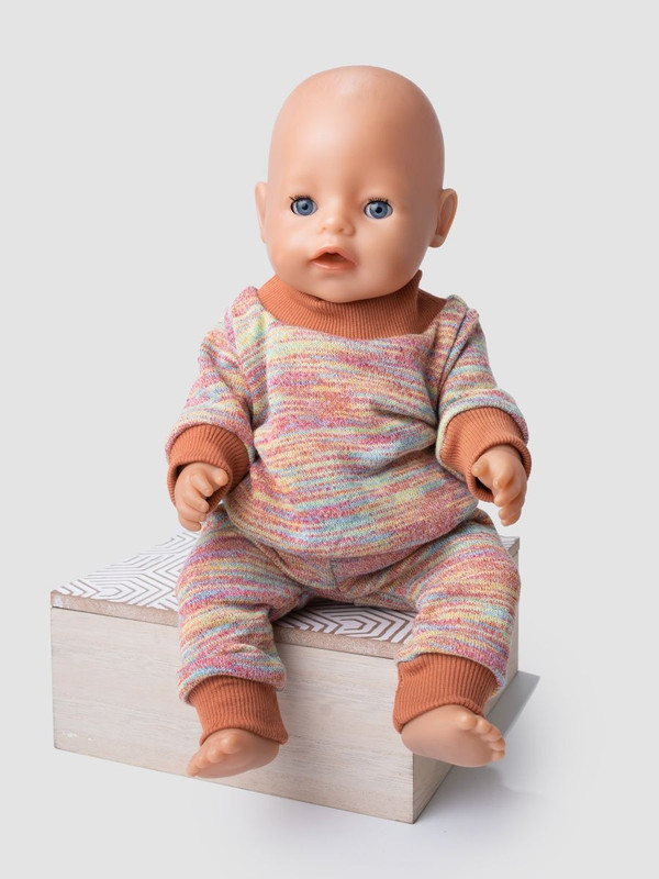 

Одежда для куклы Richline Baby Born 43 см, Х-355 Разноцветный, Х-355