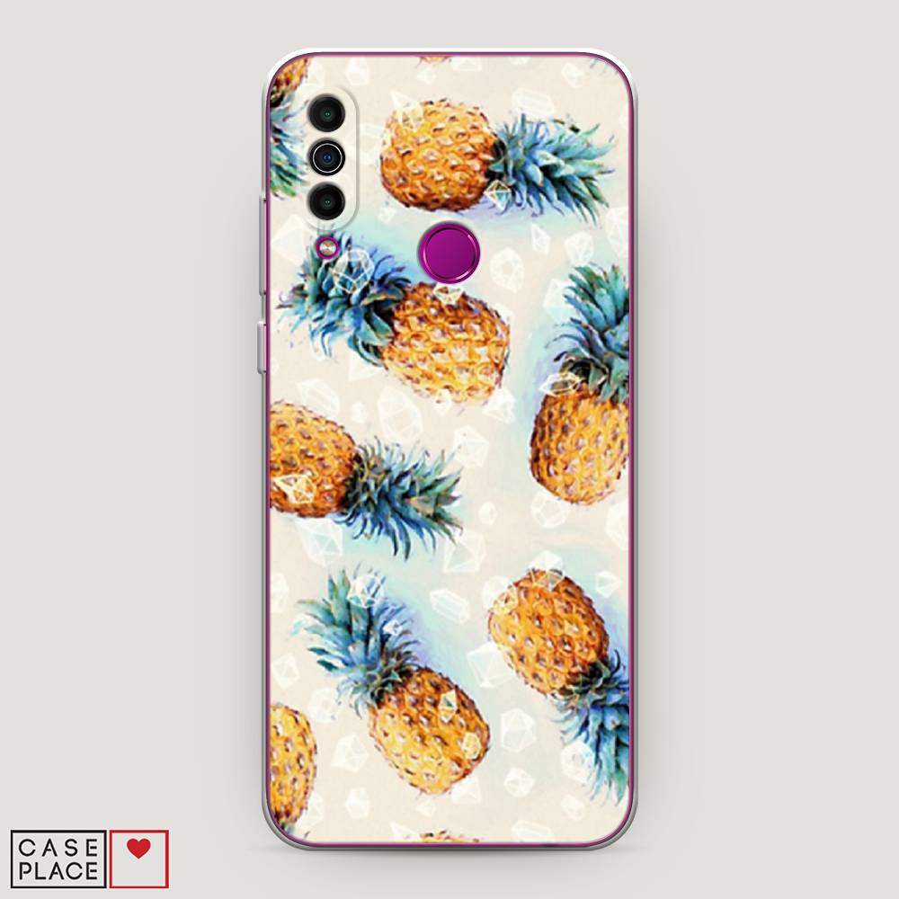 

Чехол Awog на Meizu M10 "Ананасы", Бежевый, 73850-3