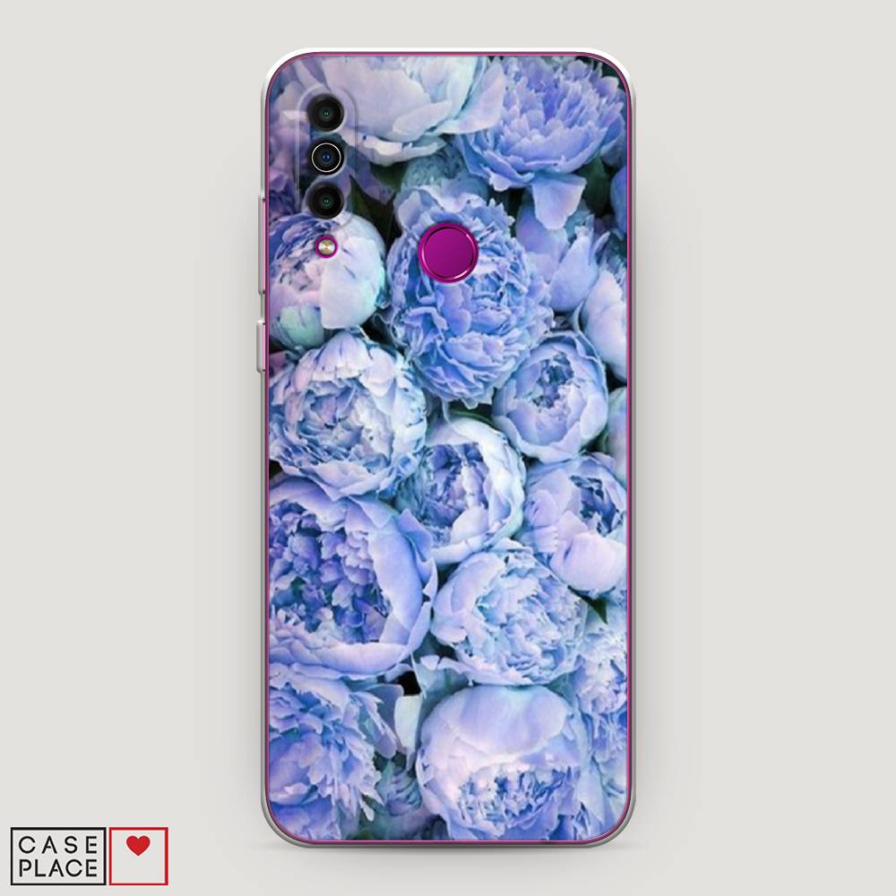 

Чехол Awog на Meizu M10 "Пионы голубые", Голубой, 73850-8