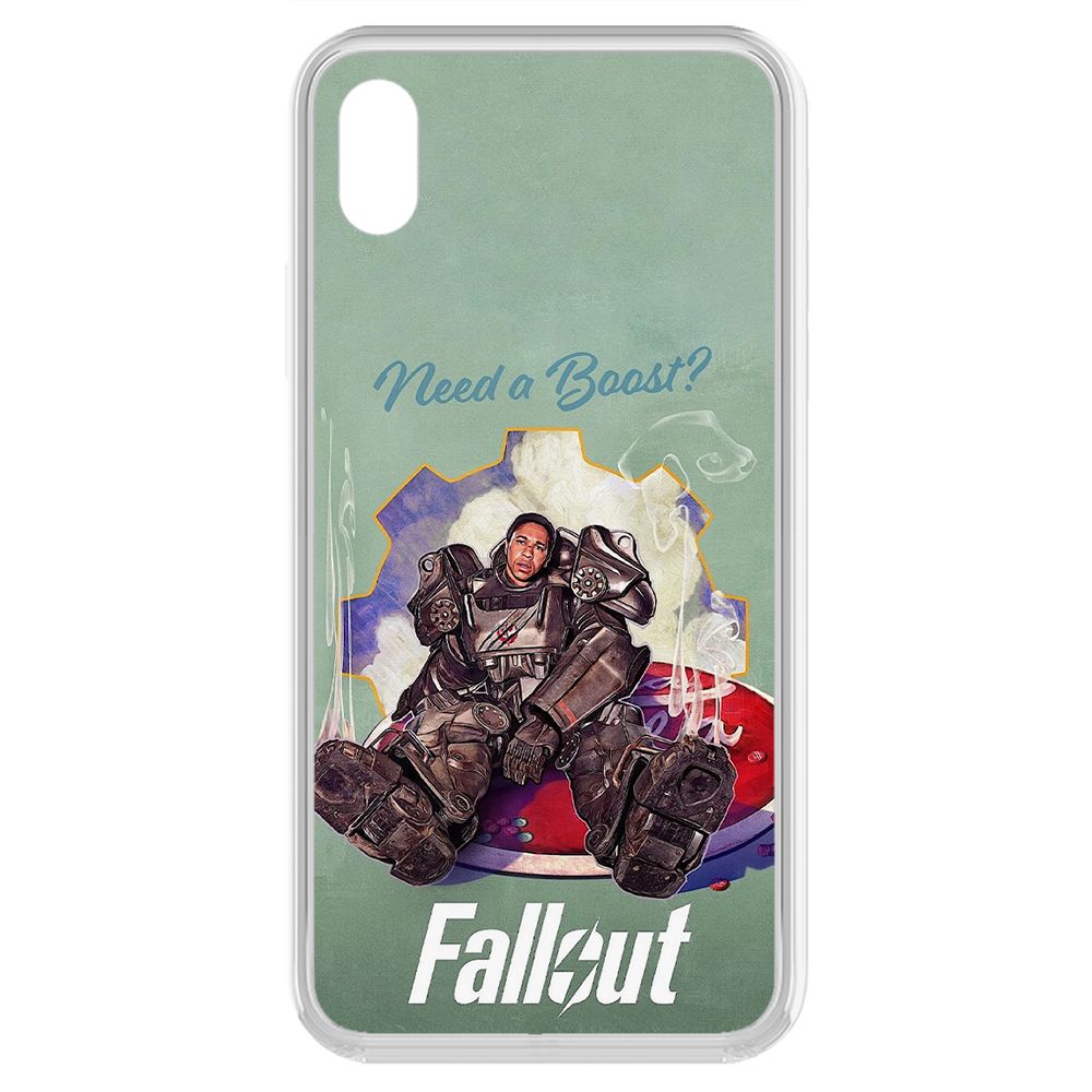 

Чехол-накладка Krutoff Clear Case Фоллаут (Fallout) - Нужно ускорение для iPhone XR, Прозрачный