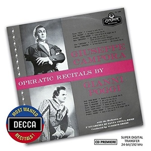 

Operatic Recitals by Giuseppe Campora and Gianni Poggi - Decca Most Wanted Recitals Vol. 4, 1 CD
