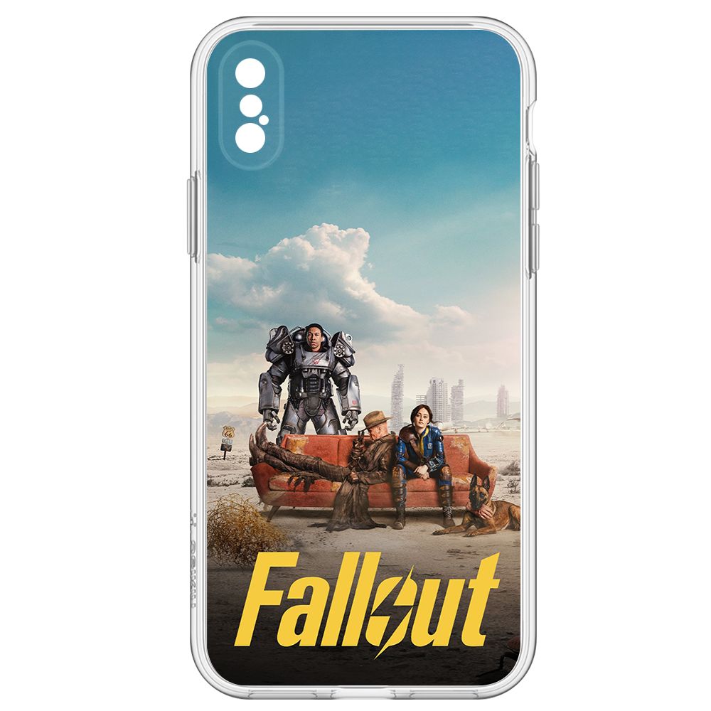 

Чехол-накладка Krutoff Clear Case Фоллаут (Fallout) - Постер для iPhone XS, Прозрачный