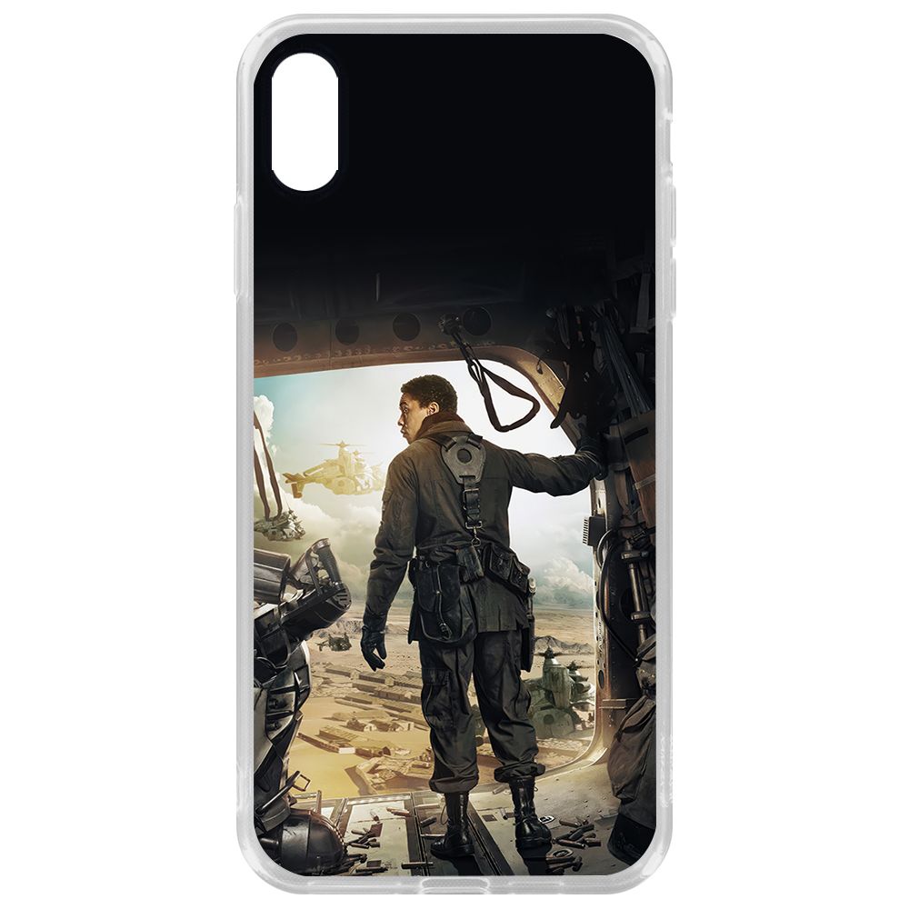 

Чехол-накладка Krutoff Clear Case Фоллаут (Fallout) - Аарон для iPhone XS Max, Прозрачный