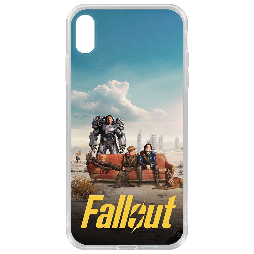 

Чехол-накладка Krutoff Clear Case Фоллаут (Fallout) - Постер для iPhone XS Max, Прозрачный