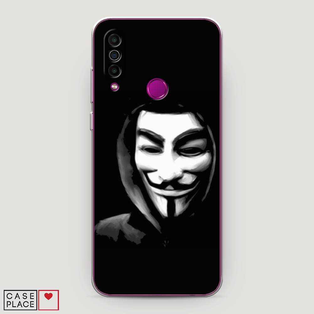 

Чехол Awog на Meizu M10 "Анонимус", Черный;серый;белый, 73850-5