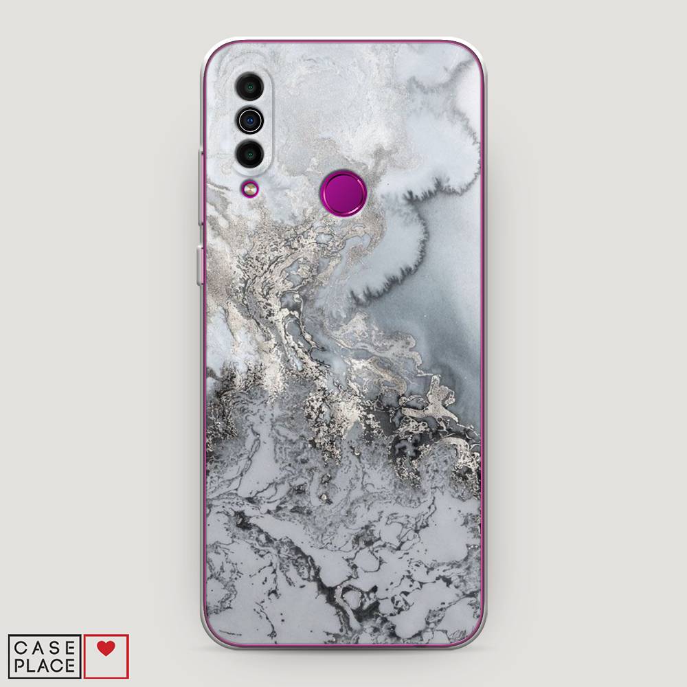 

Чехол Awog на Meizu M10 "Морозная лавина серая", Серый;серебристый, 73850-3