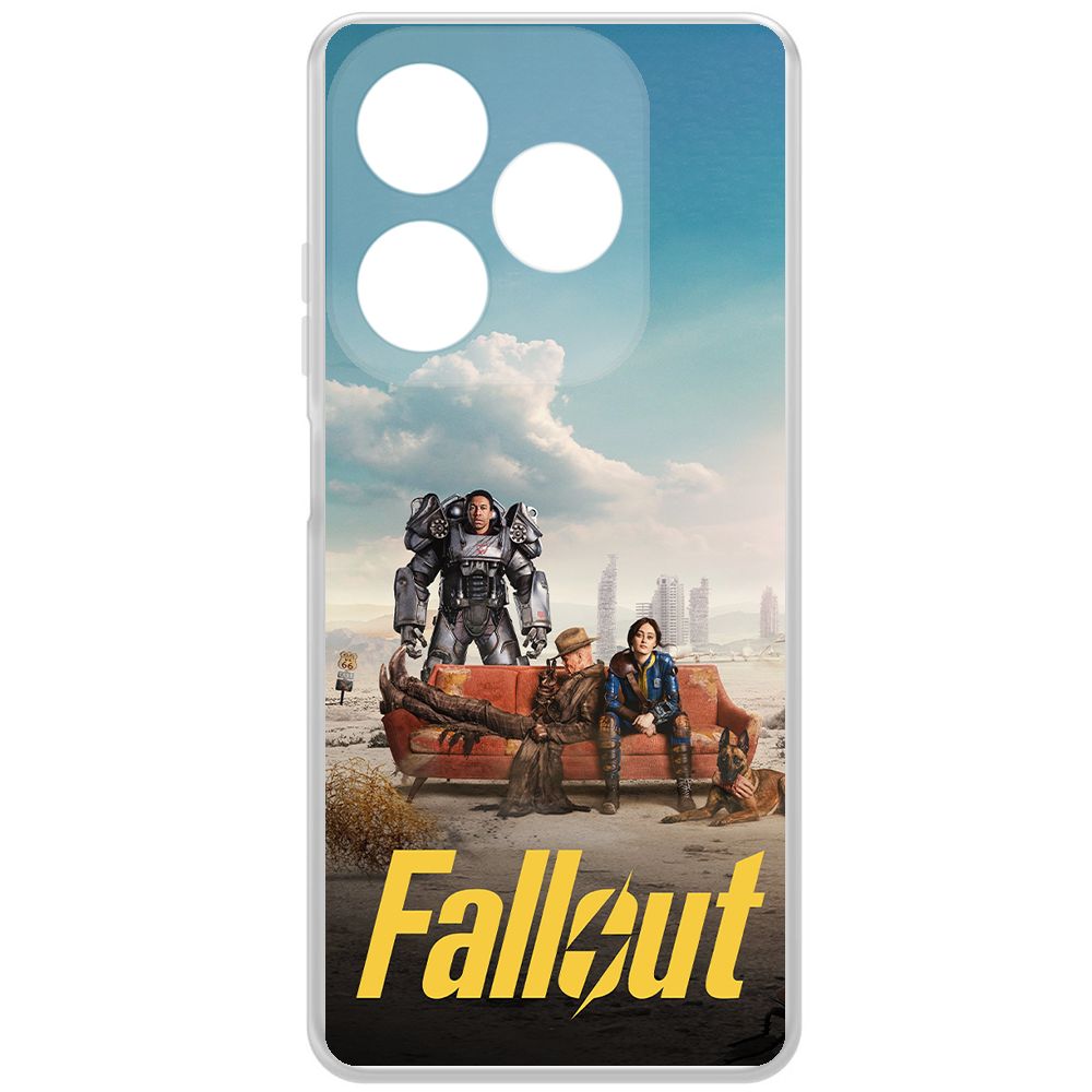 

Чехол-накладка Krutoff Clear Case Фоллаут (Fallout) - Постер для ITEL P55, Прозрачный
