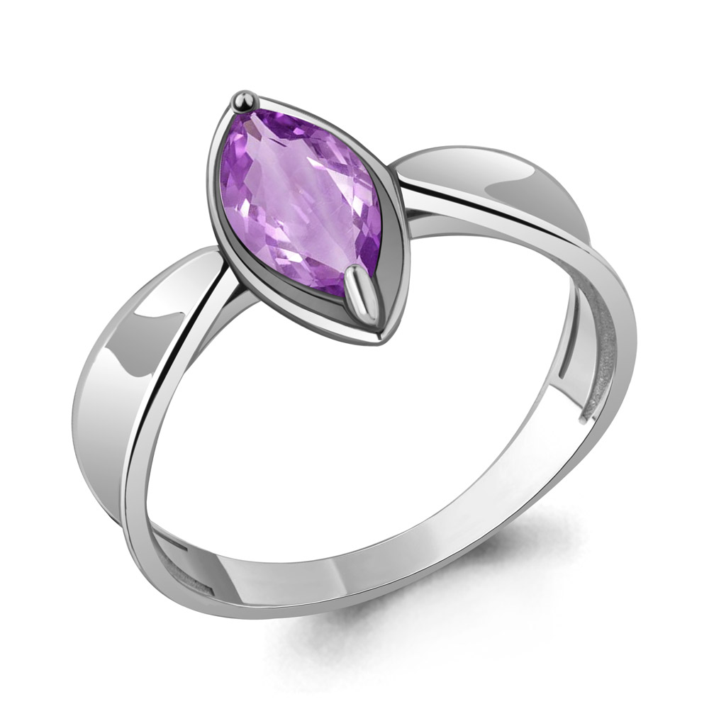 

Кольцо из серебра с аметистом р., Aquamarine 6919704, 6919704_925_р