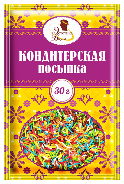 Кондитерская посыпка Эстетика вкуса Вермишель 30 г