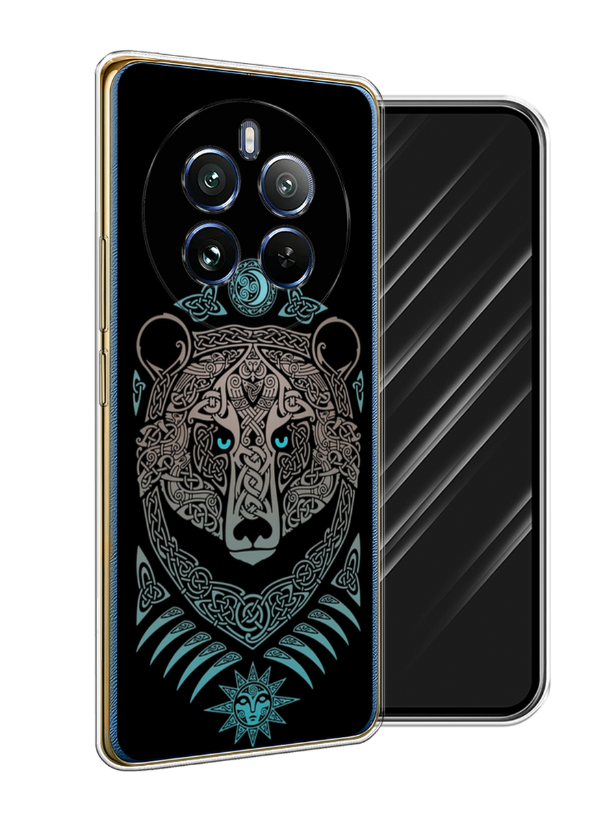 

Чехол Awog на Realme 12 Pro/Realme 12 Pro Plus "Кельтский медведь", Черный;серый, 2516250-1