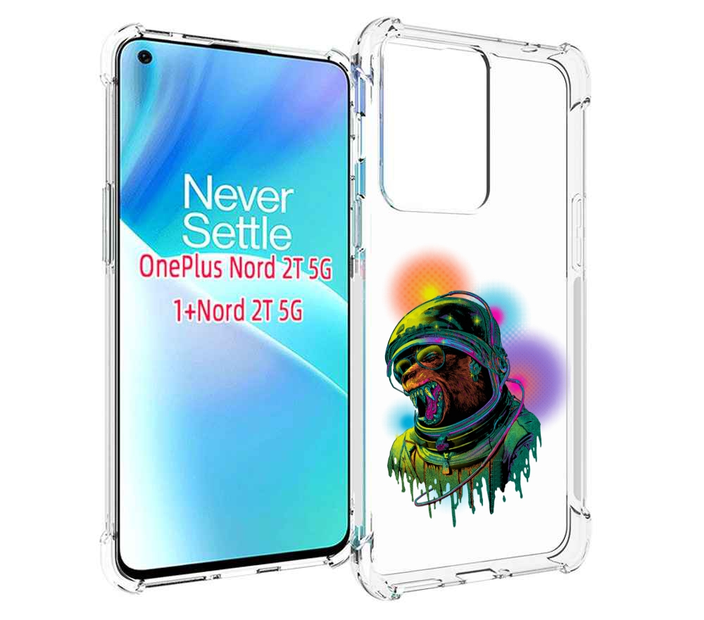 

Чехол MyPads медведь космонавт для OnePlus Nord 2T, Прозрачный, Tocco