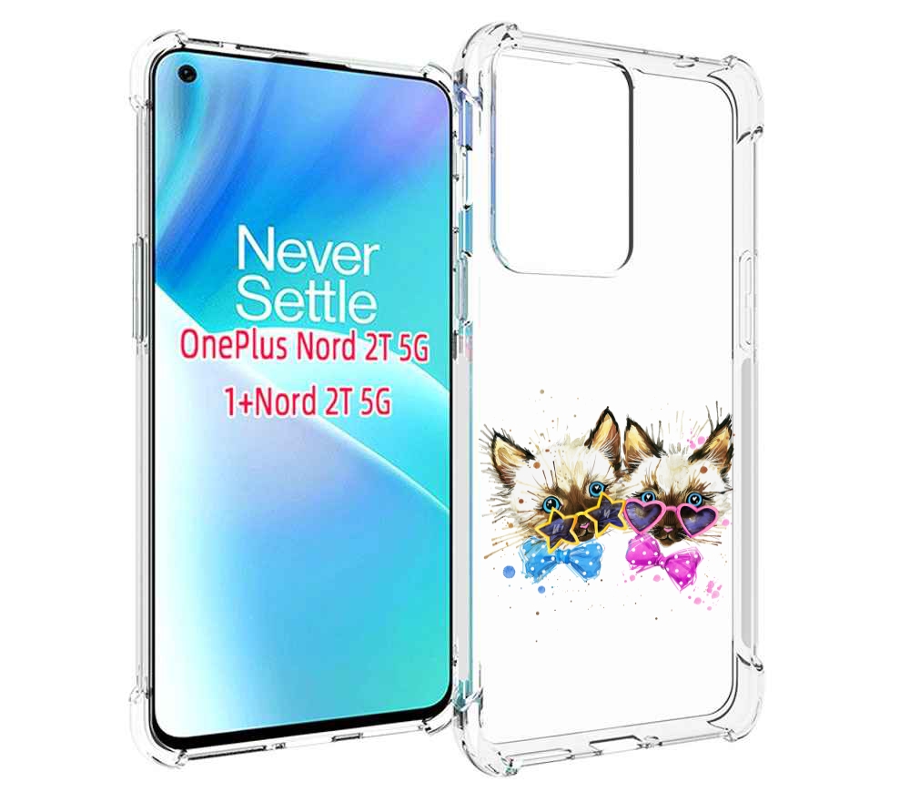 

Чехол MyPads милые котята для OnePlus Nord 2T, Прозрачный, Tocco