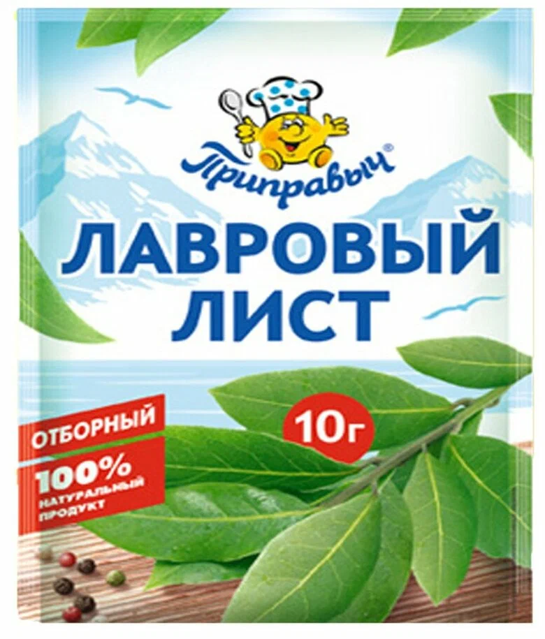 

Лавровый лист Приправыч, 10 г х 3 шт, Лавровый лист
