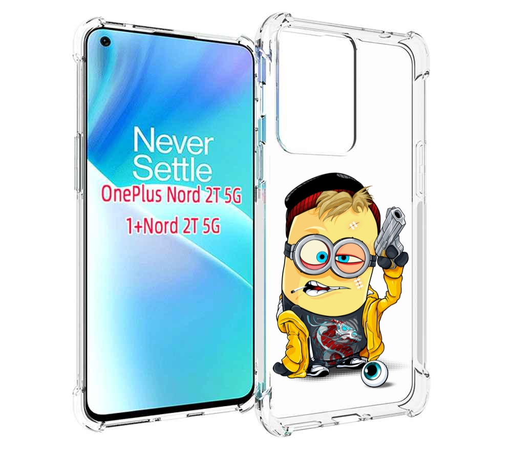 

Чехол MyPads миньон бандит для OnePlus Nord 2T, Прозрачный, Tocco