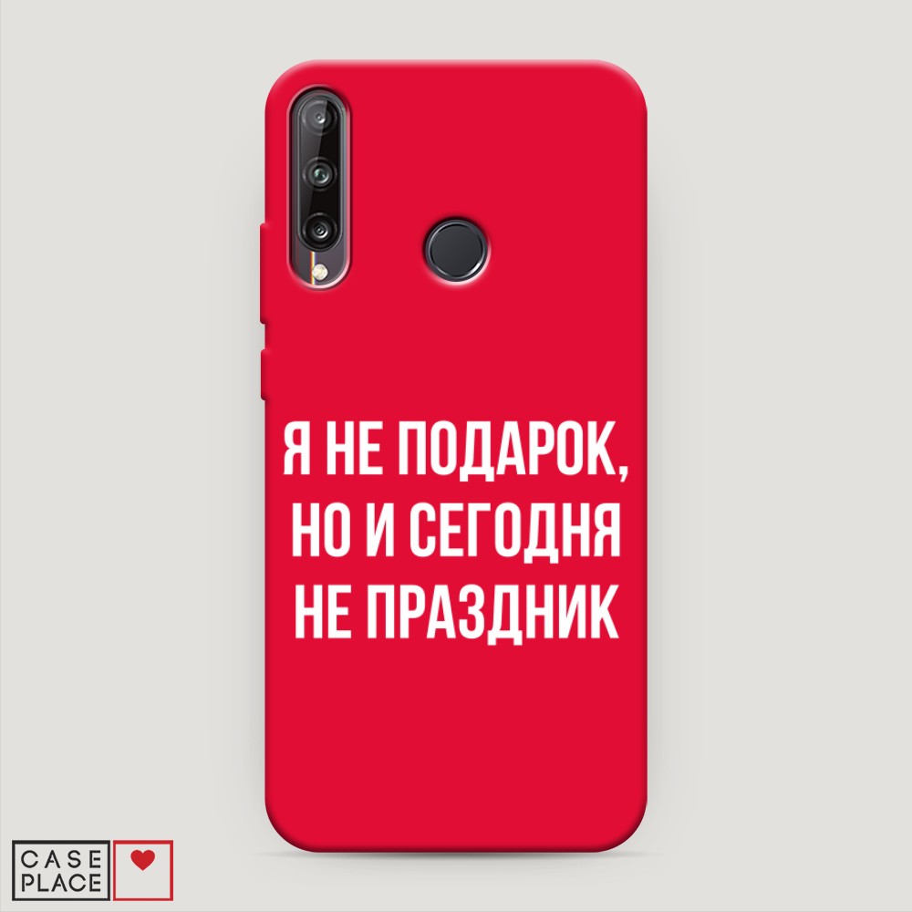 фото Матовый силиконовый чехол "звездочки графика белая" на huawei p30 awog