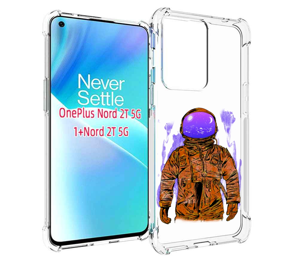 

Чехол MyPads нарисованный мужчина в скафандре для OnePlus Nord 2T, Прозрачный, Tocco