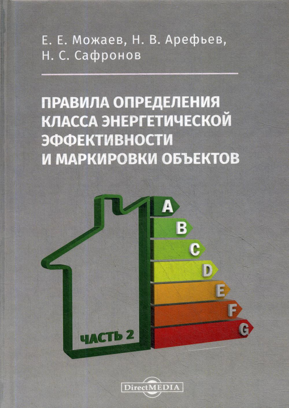 

Книга Правила определения класса энергетической эффективности и маркировки объектов