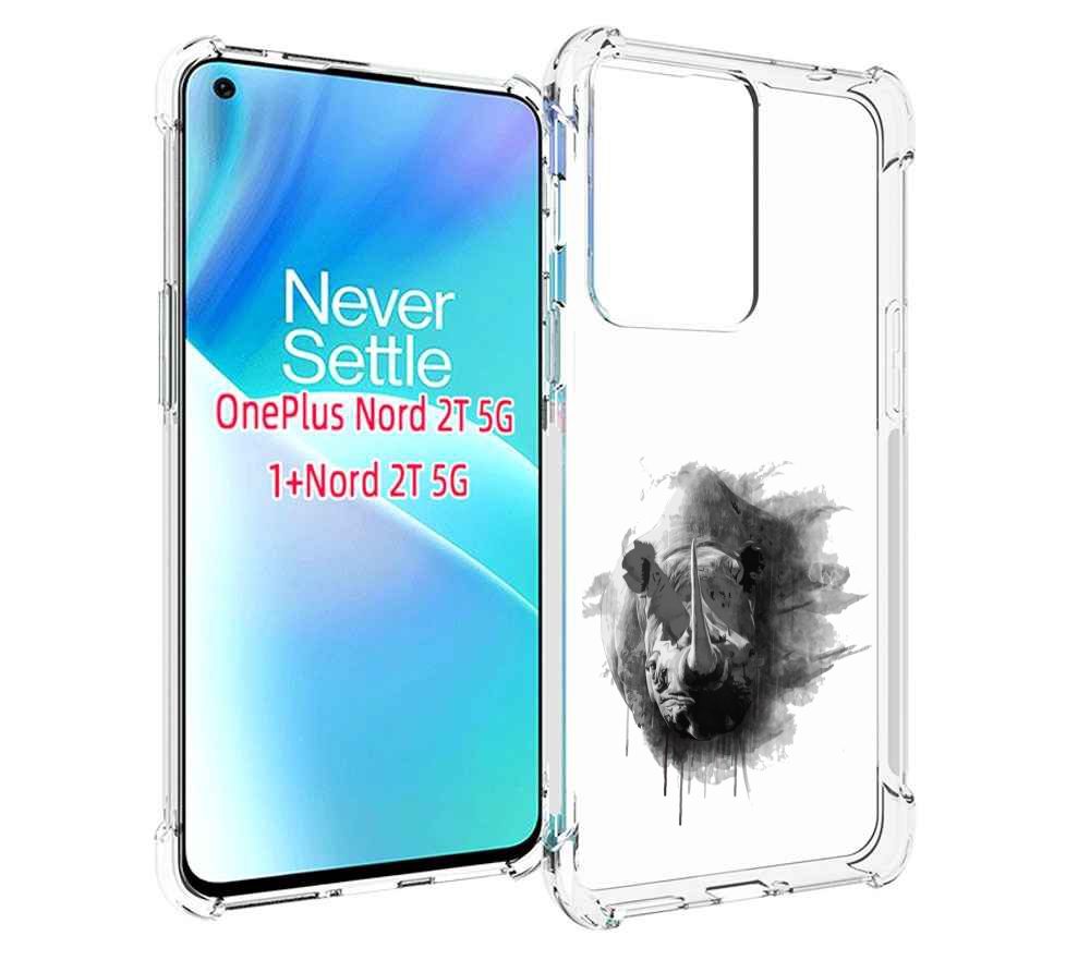 

Чехол MyPads носорог для OnePlus Nord 2T, Прозрачный, Tocco