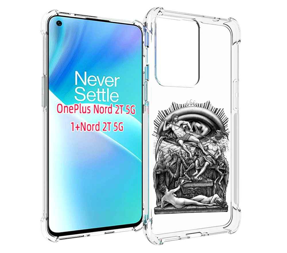 

Чехол MyPads оракул черно белый для OnePlus Nord 2T, Прозрачный, Tocco