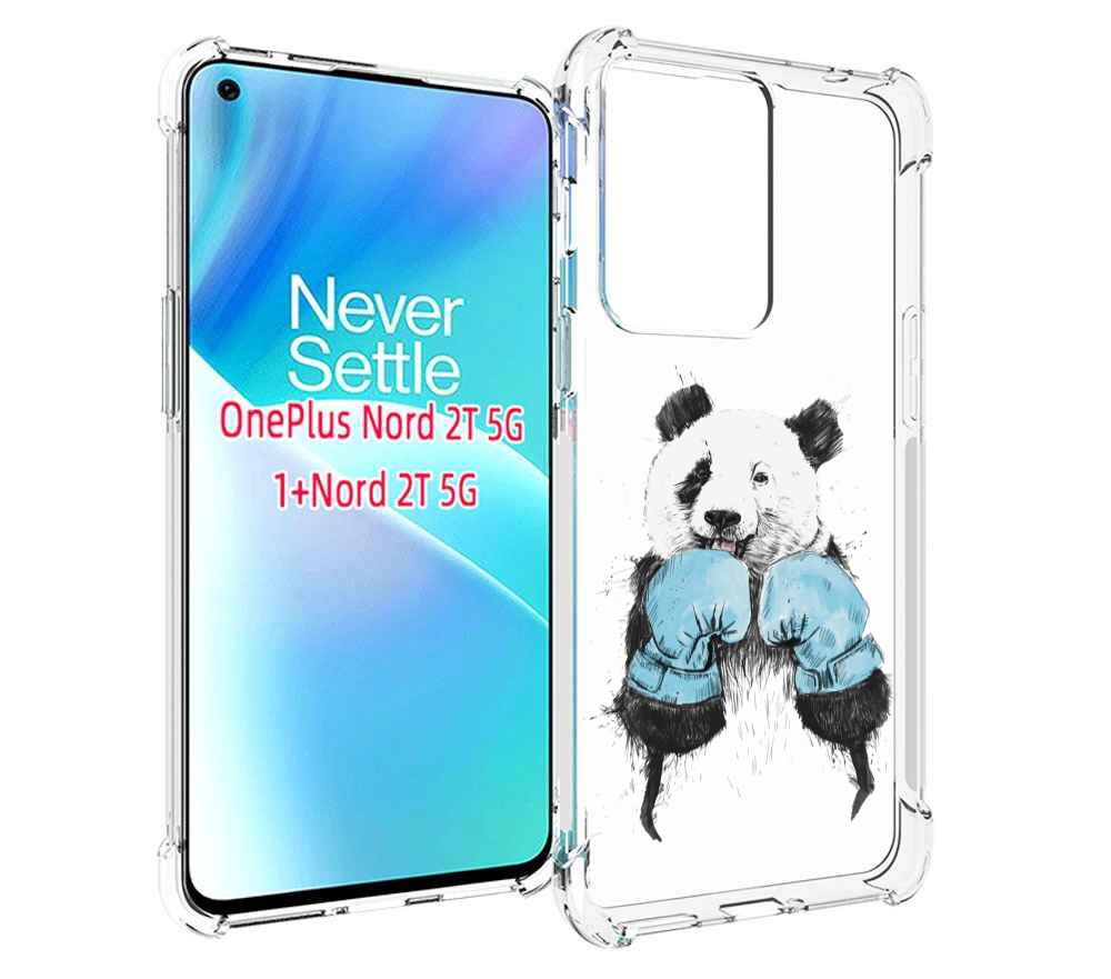 

Чехол MyPads панда боксер для OnePlus Nord 2T, Прозрачный, Tocco