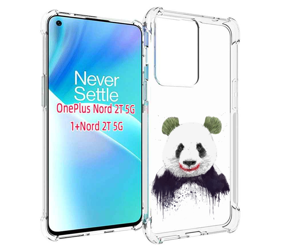

Чехол MyPads панда джокер для OnePlus Nord 2T, Прозрачный, Tocco