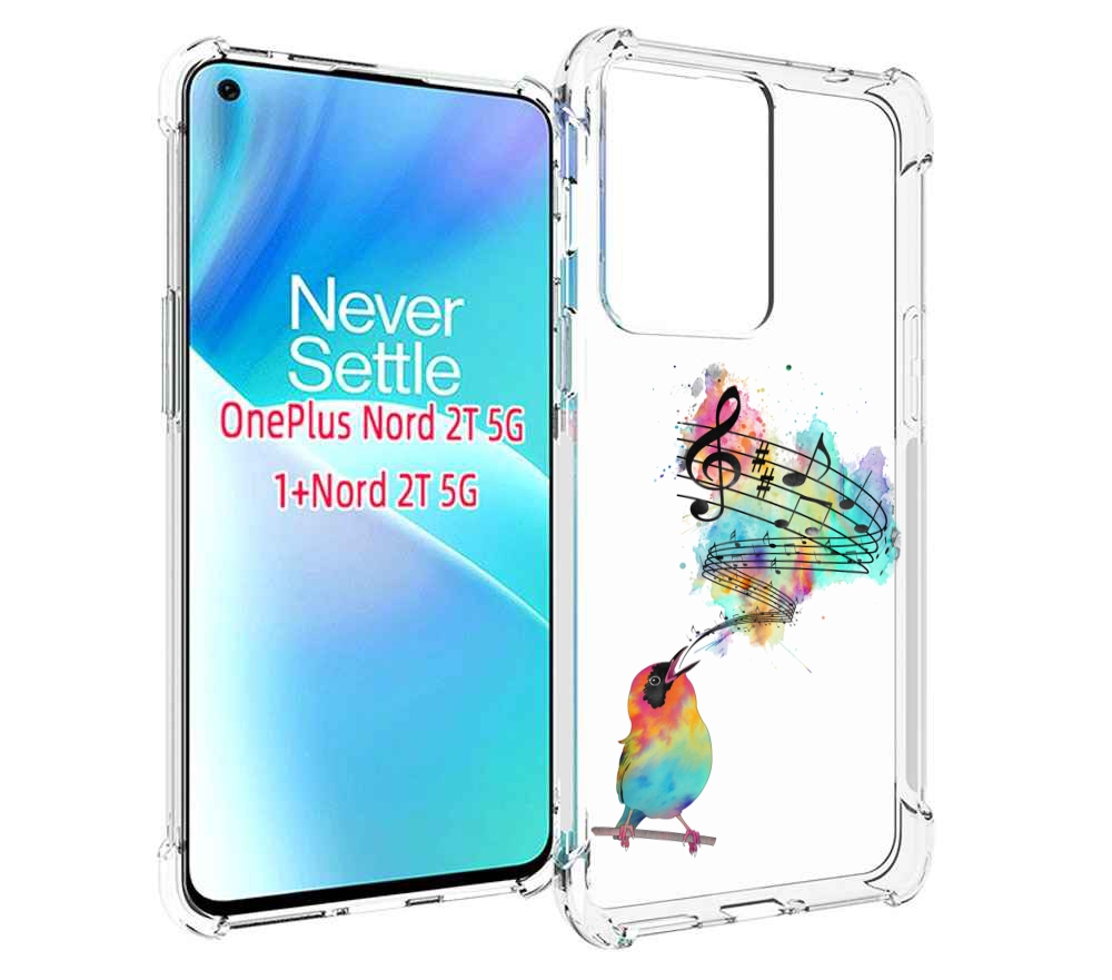 

Чехол MyPads певчая птичка для OnePlus Nord 2T, Прозрачный, Tocco