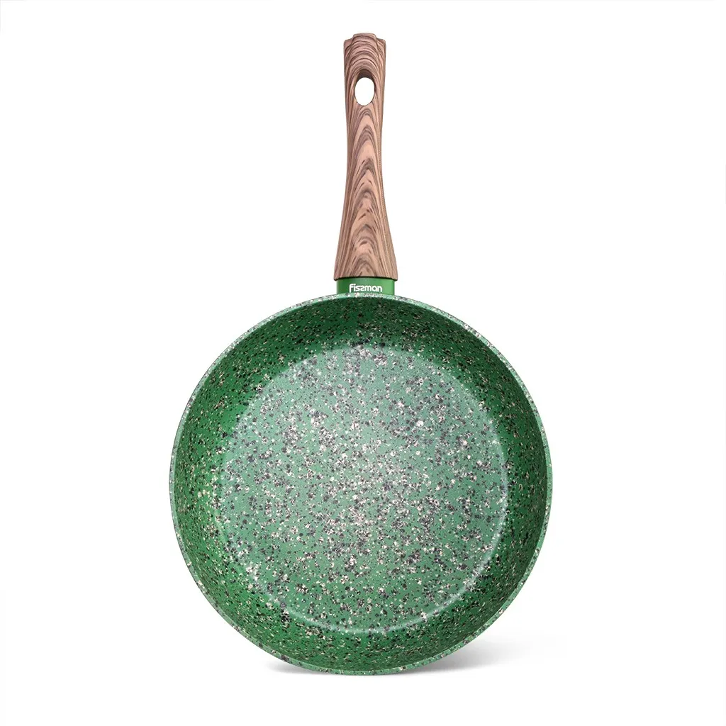

Сковорода глубокая Fissman MALACHITE 26x6,5см алюминий (14310_ ), Зеленый