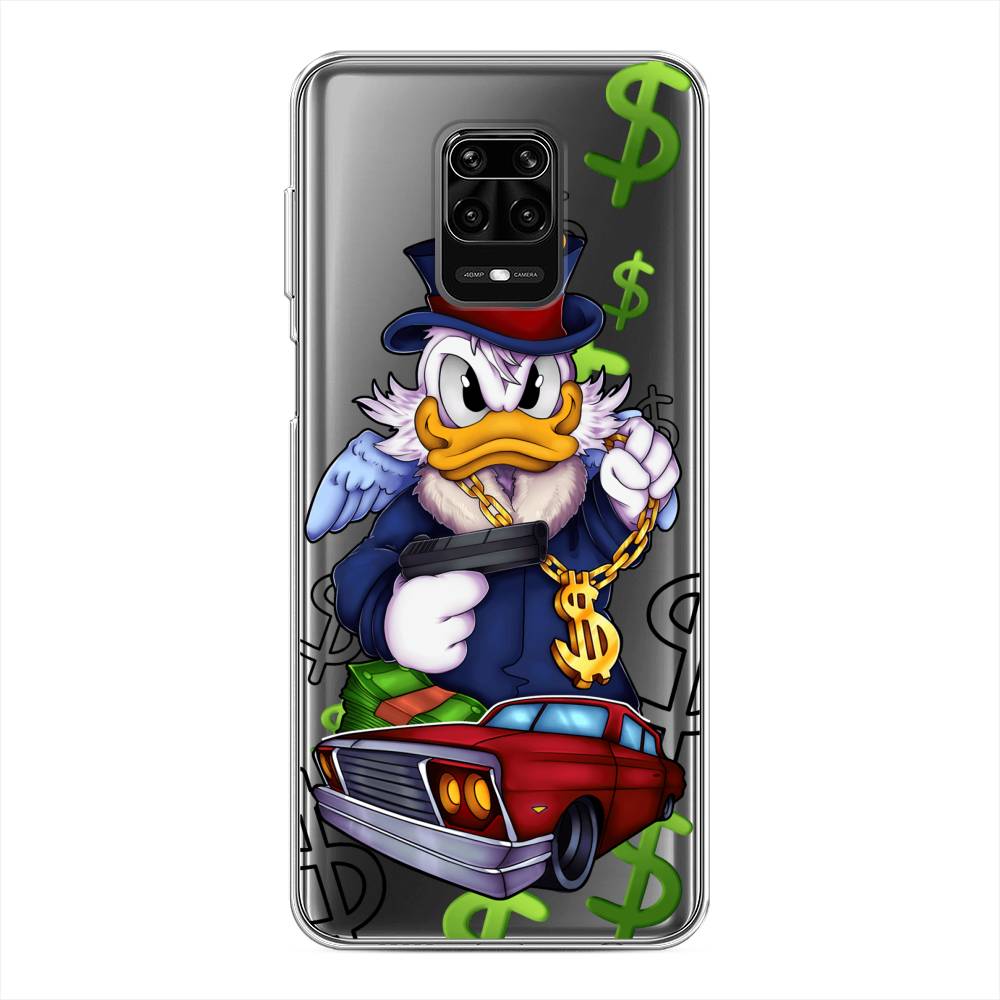 

Силиконовый чехол "Scrooge McDuck with a Gold Chain" на Xiaomi Redmi Note 9S, Прозрачный, 37950-1