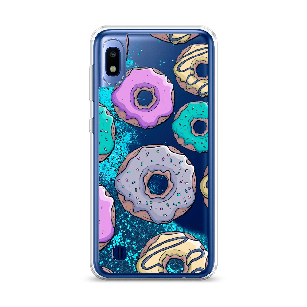 

Чехол Awog на Samsung Galaxy A10 "Разноцветные пончики в глазури 2", Разноцветный, 27993-1