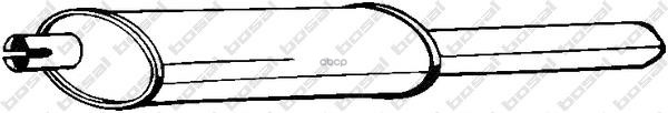 

Глушитель Opel Astra F 93>01 BOSAL 185449