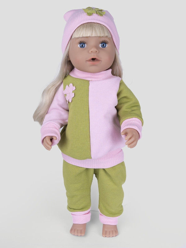 

Одежда для куклы Richline Baby Born 43 см, Х-713 Розовый-фисташка, Х-713