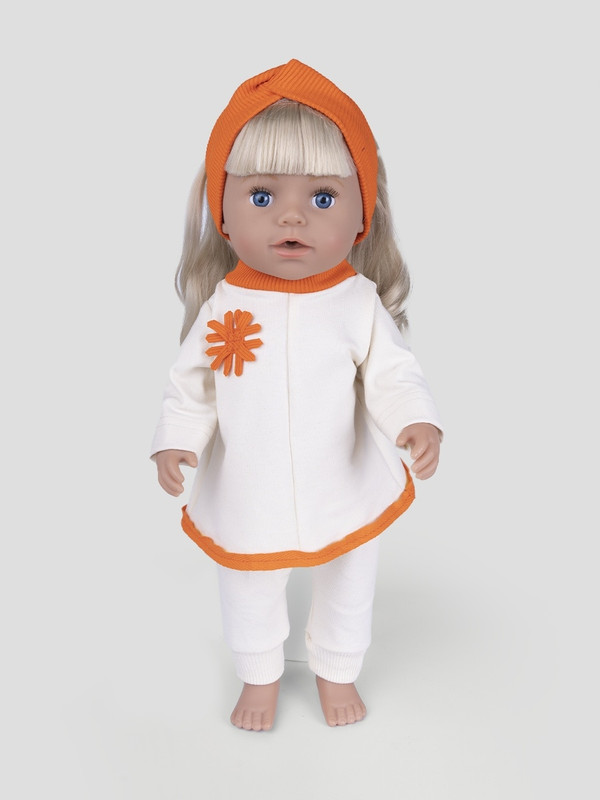 

Одежда для куклы Richline Baby Born 43 см, Х-715 Тофу-апельсин, Х-715