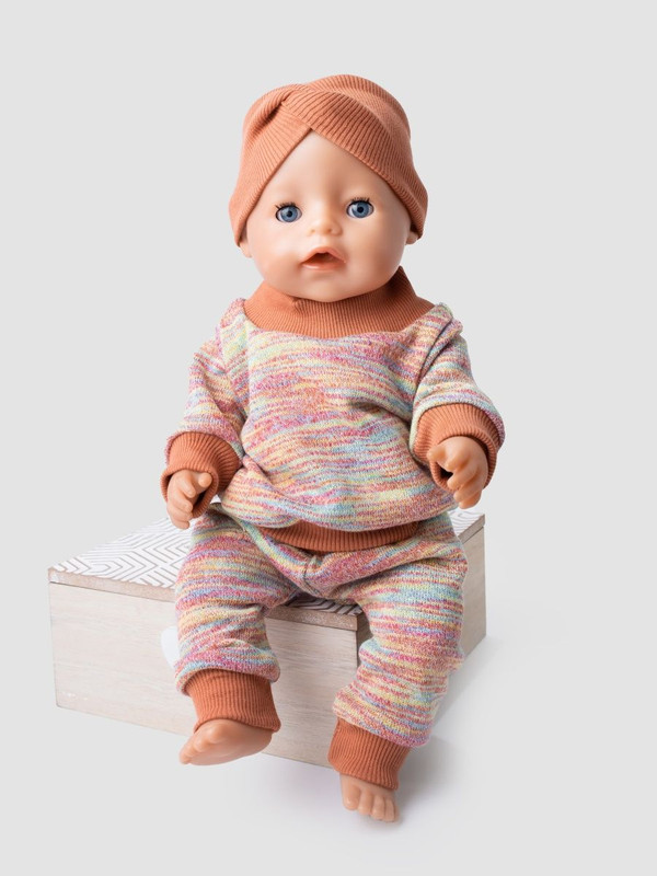 

Одежда для куклы Richline Baby Born 43 см, Х-992 Разноцветный, Х-992