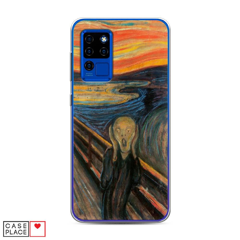 

Чехол Awog на Oukitel C21 / Оукитель C21 "Крик", Оранжевый;синий;серый, 230350-9