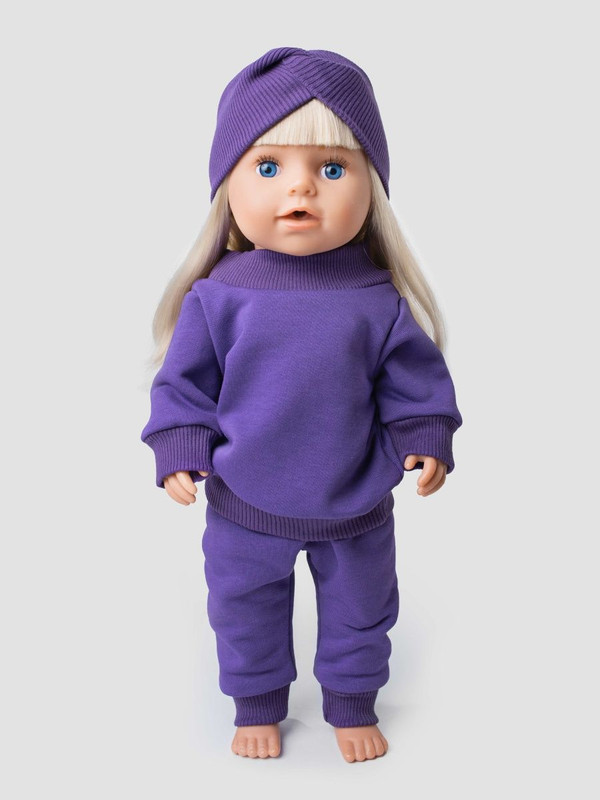 

Одежда для куклы Richline Baby Born 43 см, Х-992 Фиолетовый, Х-992
